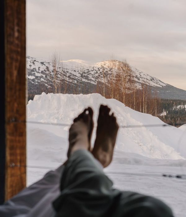 Person feeling refreshed and energized in a natural setting.